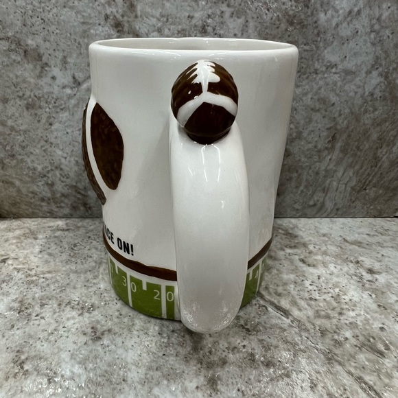Get Your Game Face on Ceramic Football Mug - Picture 2 of 10